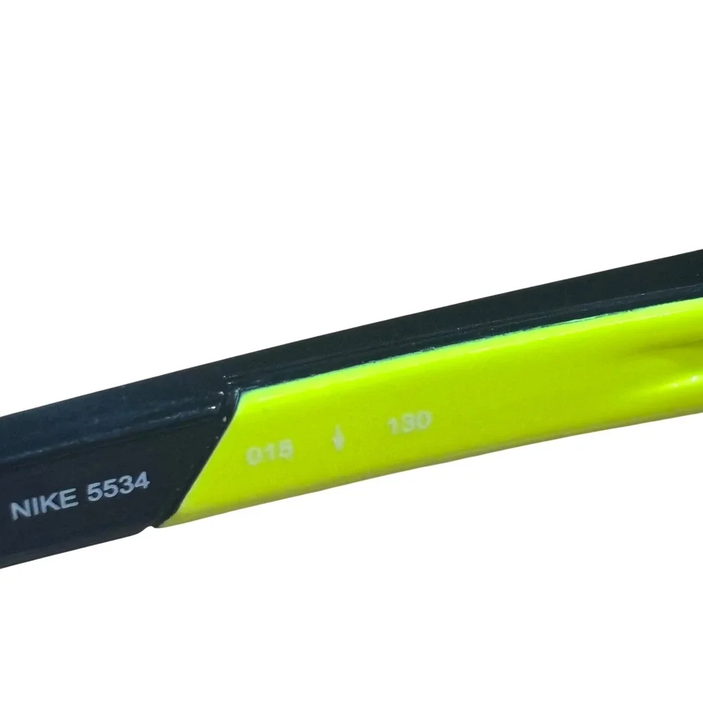 Nike 5534 Kids Eyeglasses Frames Black Volt Green Rectangular 48-15-130‎ 015